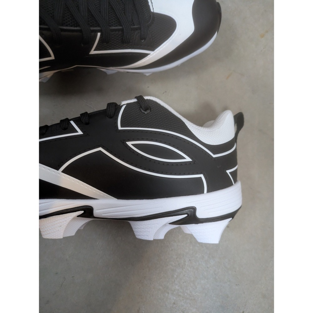 NEW Under Armour Leadoff Icon Low RM Men's 8 Black White Baseball Cleats - Picture 2 of 10